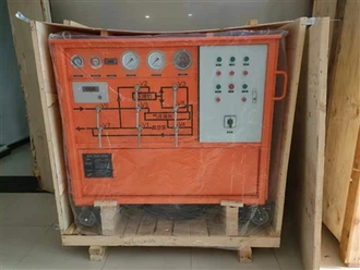 إرسال آخر ناجح إلى تشيلي: جهاز تعبئة الغاز SF6